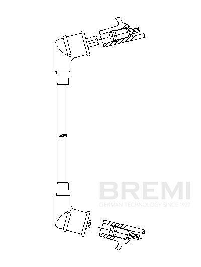 BREMI Ignition lead Article number: 6A47/60 cheaply