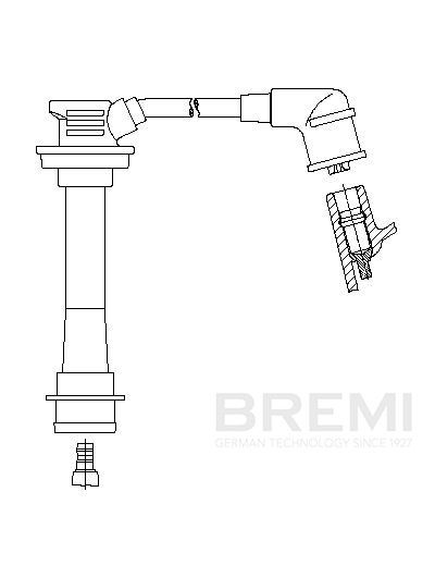 BREMI Ignition lead Article number: 6A61/50 cheaply