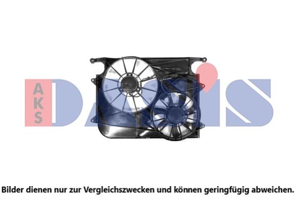 AKS DASIS Fan, radiator Article number: 158133N cheaply