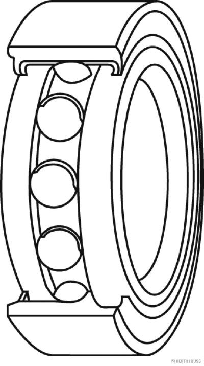 HERTH+BUSS JAKOPARTS Wheel bearing kit Article number: J4706001 cheaply