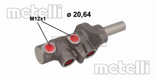 METELLI Brake master cylinder Article number: 05-1132 cheaply