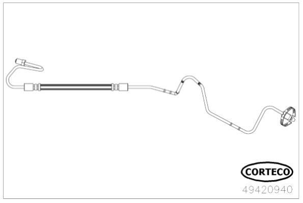 CORTECO Brake hose Article number: 49420940 cheaply