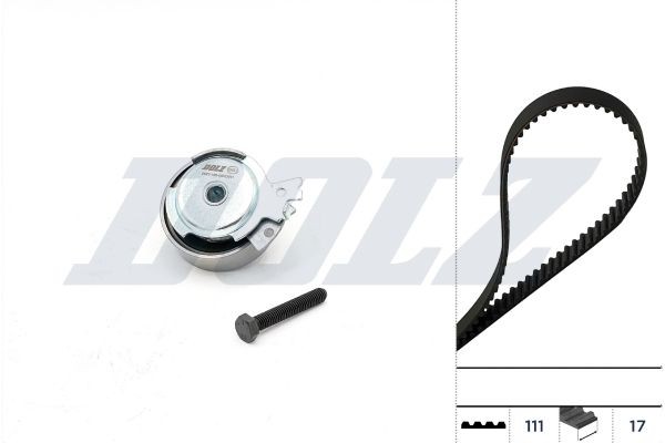 DOLZ Timing belt kit Article number: SKD021 cheaply