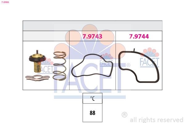 FACET Thermostat Article number: 7.8986 cheaply
