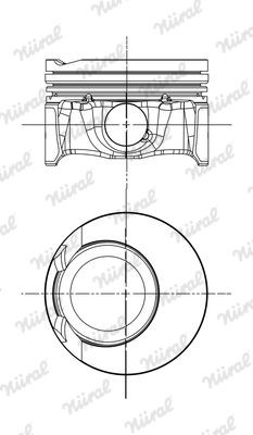 NÜRAL Piston Article number: 87-450900-00 cheaply