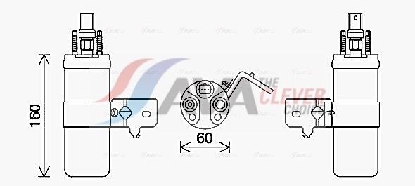 AVA COOLING SYSTEMS Tørfilter aircondition Varenummer: FDD651 billige