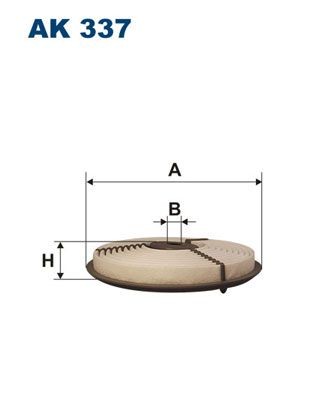 FILTRON Air filter Article number: AK 337 cheaply