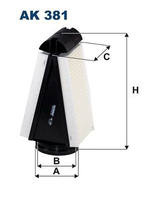 FILTRON Air filter Article number: AK 343 cheaply