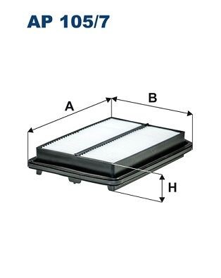FILTRON Air filter Article number: AP 105/7 cheaply