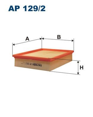 FILTRON Air filter Article number: AP 129/2 cheaply