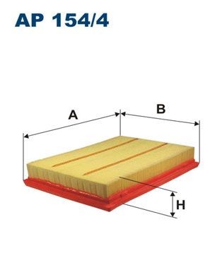 FILTRON Air filter Article number: AP 154/4 cheaply