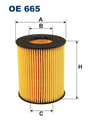 FILTRON Oil filter Article number: OE 665 cheaply