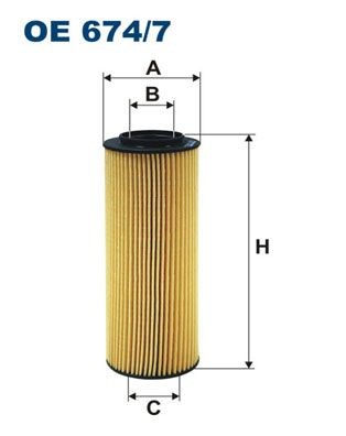 FILTRON Oil filter Article number: OE 674/7 cheaply