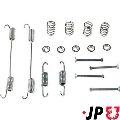 JP GROUP 3364002510 Lisakomplekt, Piduriklotsid DOBLO 1.9 JTD Multijet 120 HP Diisel