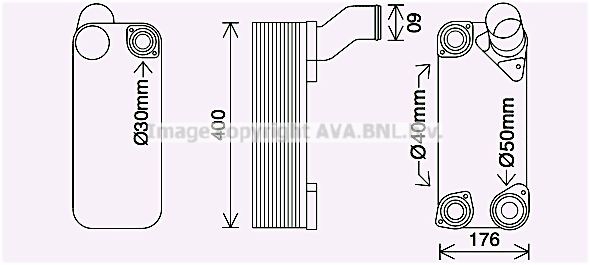 PRASCO Oliekøler, retarder Varenummer: DF3082 billige