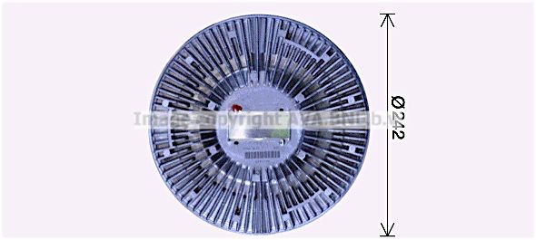 PRASCO Fan clutch Article number: IVC145 cheaply