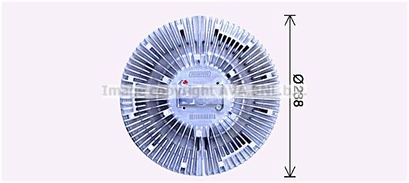 PRASCO Fan clutch Article number: IVC147 cheaply