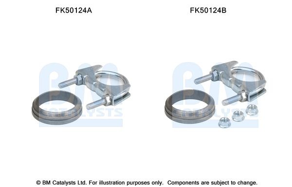 BM CATALYSTS Mounting Kit, exhaust pipe Article number: FK50124 cheaply