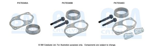 BM CATALYSTS Monteringssats, avgasrör Artikelnummer: FK70346 billigt
