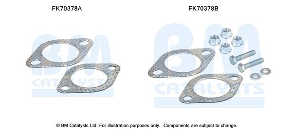 BM CATALYSTS Mounting Kit, exhaust pipe Article number: FK70378 cheaply