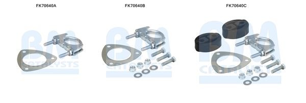 BM CATALYSTS Mounting Kit, exhaust pipe Article number: FK70640 cheaply