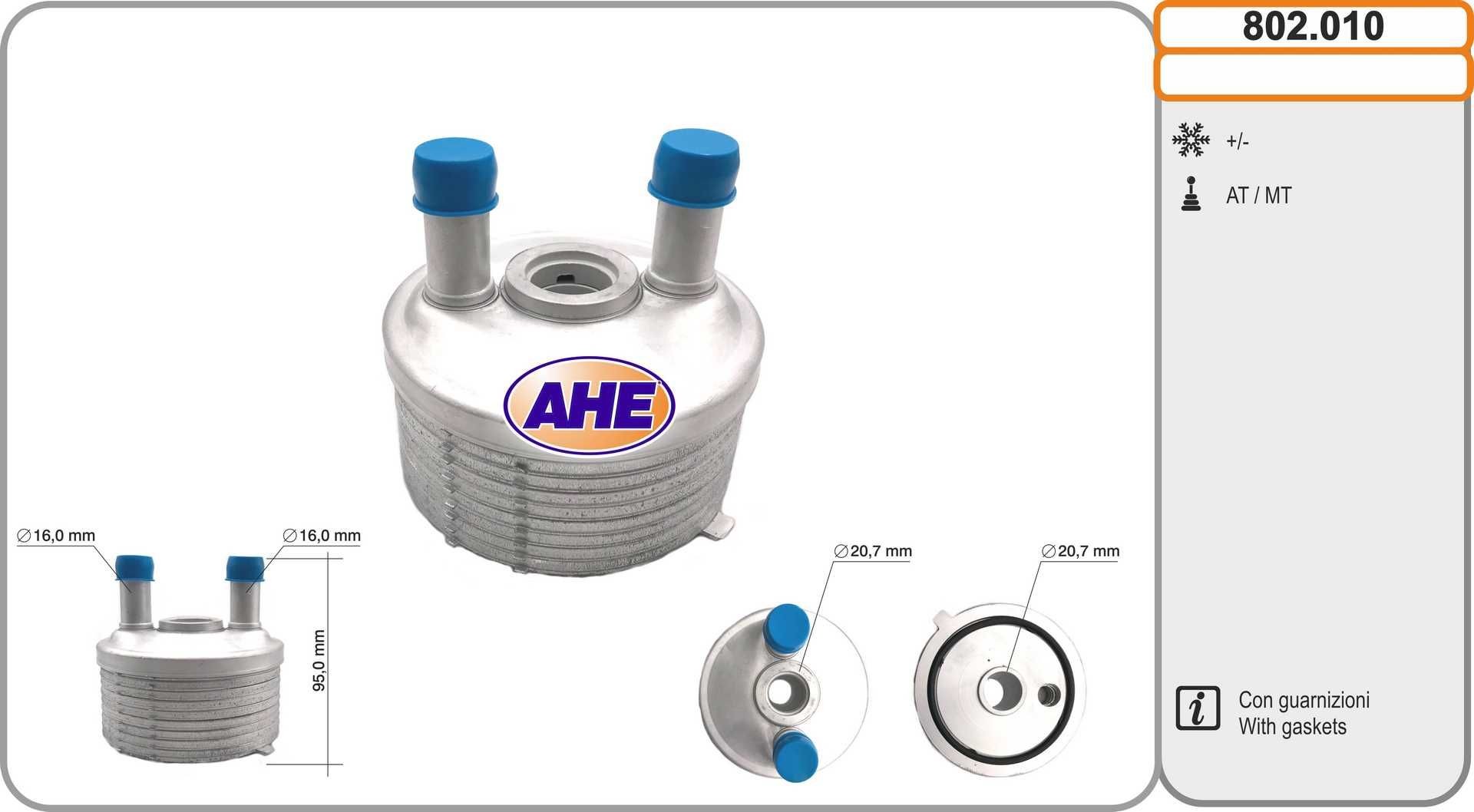 AHE Engine oil cooler Article number: 802.010 cheaply