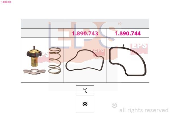 EPS Thermostat Article number: 1.880.986 cheaply