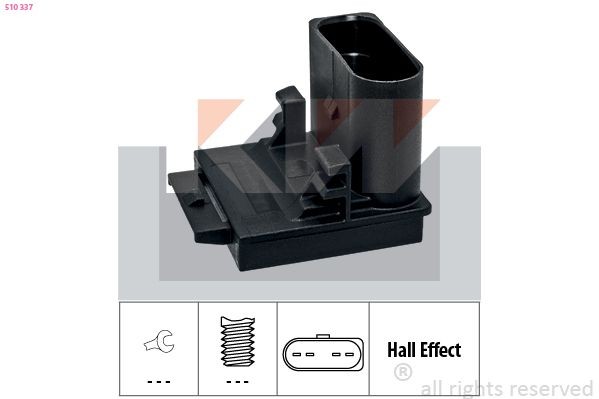 KW 510 337 Switch, clutch control (cruise control) RAPID 1.6 SRE 110 PS Petrol 2019
