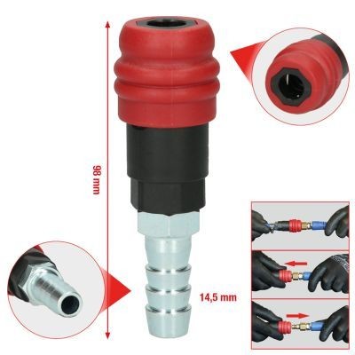 KS TOOLS Connector / Distributor Piece, compressed air system Article number: 999.9098 cheaply