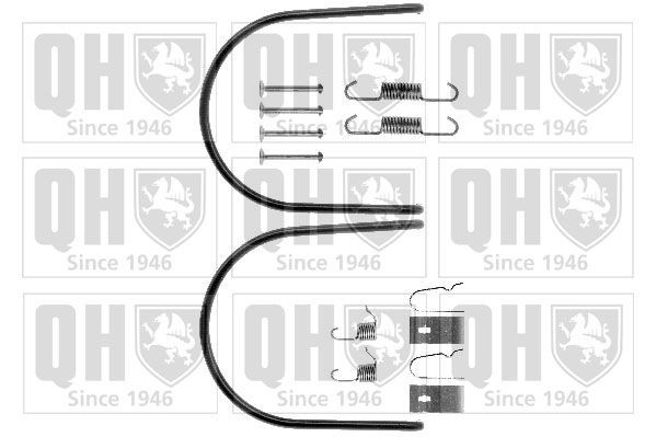 QUINTON HAZELL BFK347 Lisakomplekt, Piduriklotsid CHARADE 1.0 TD 46 HP Diisel 1987