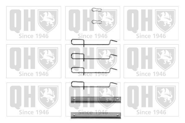 QUINTON HAZELL Accessory Kit, disc brake pads Article number: BFK754 cheaply