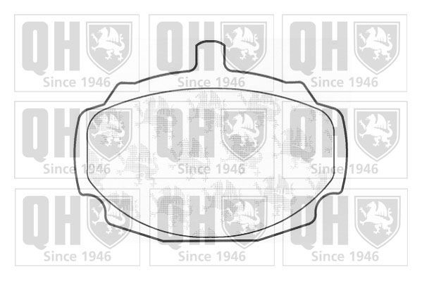 QUINTON HAZELL Brake pad set Article number: BP117 cheaply