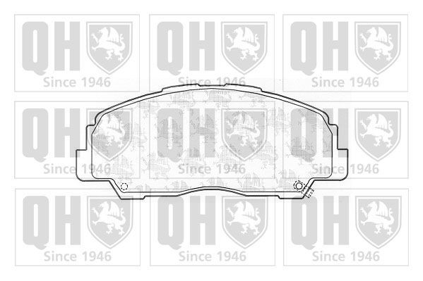 QUINTON HAZELL Brake pad set Article number: BP710 cheaply