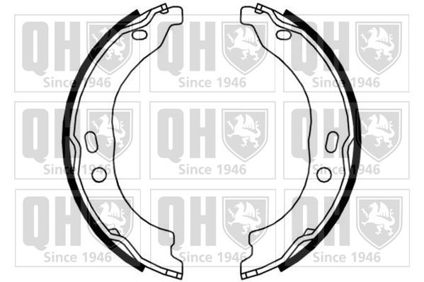 QUINTON HAZELL Handbrake shoes Article number: BS1184 cheaply