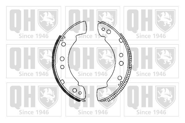 QUINTON HAZELL Brake Shoe Set Article number: BS531 cheaply