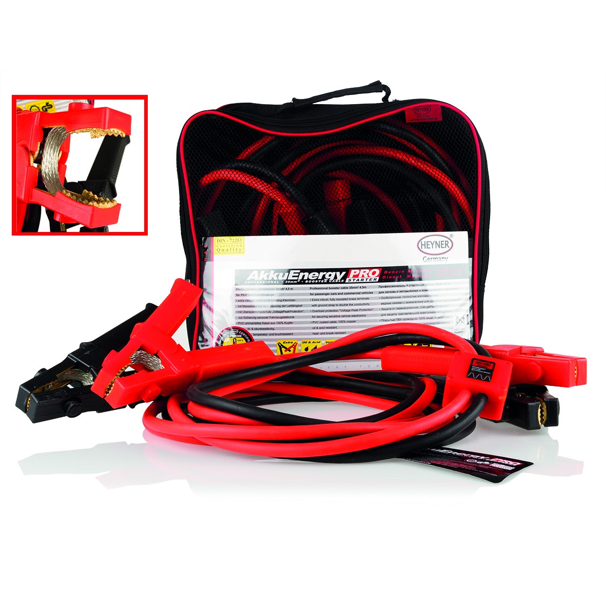 HEYNER Startkabler AkkuEnergy Pro Varenummer: 928250 billige