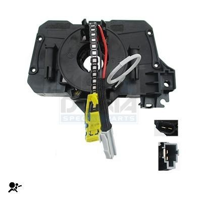 MEAT & DORIA 231233 Clockspring, airbag CLIO 1.9 D 54 PS Diesel