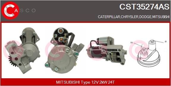CASCO Elektromotor, kølerventilator Varenummer: CEF70023GS billige