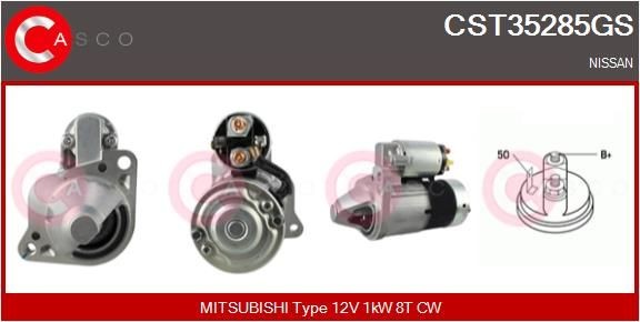 CASCO CEF71009AS Electric Motor, radiator fan SCÉNIC 1.5 dCi (JZ02, JZ0R) 95 PS Diesel 2016