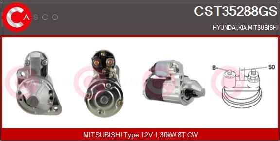CASCO CEF71011AS Elektromotor, větrák chladiče TWINGO 1.2 16V (CN0K, CN0V, CN0A) 76 HP Benzín