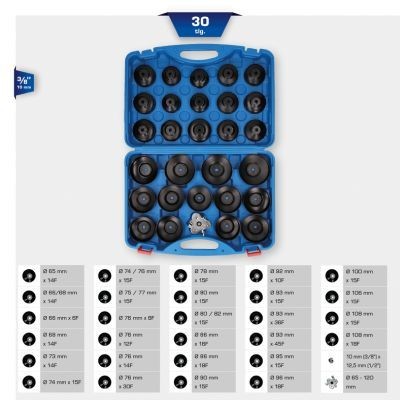 KS TOOLS Oliefilternøglesæt Varenummer: BT711050 billige