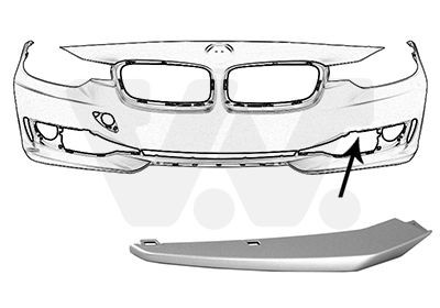 VAN WEZEL Cover, bumper Article number: 0670581 cheaply