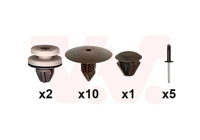 VAN WEZEL Mounting Kit, mud guard Article number: 4388796 cheaply