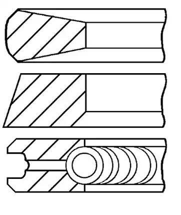 GOETZE ENGINE Piston Ring Kit Article number: 08-704500-00 cheaply