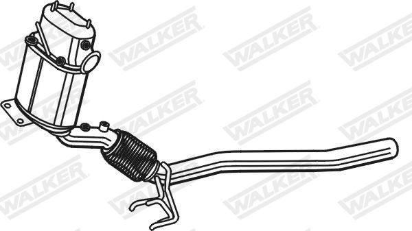 WALKER Partikelfilter Varenummer: 93310 billige