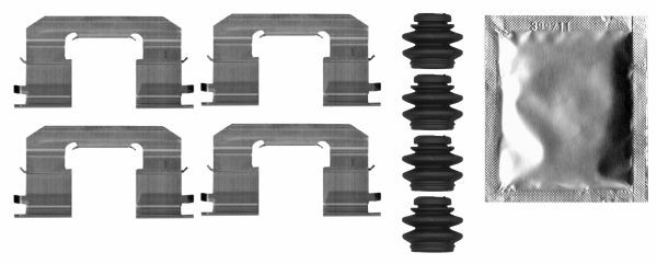 TEXTAR 82546600 Lisakomplekt, ketaspiduriklotsid i10 1.0 MPi 67 HP Bensiin