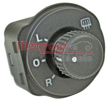 METZGER 0916456 Switch, mirror adjustment FABIA 1.4 TSI RS 180 PS Petrol 2014