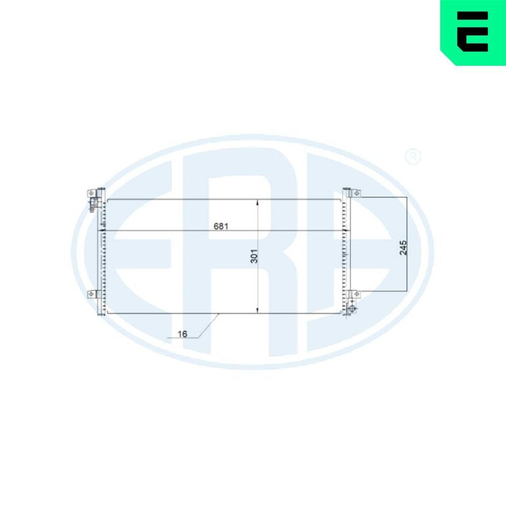 ERA Air conditioning condenser Article number: 667218 cheaply