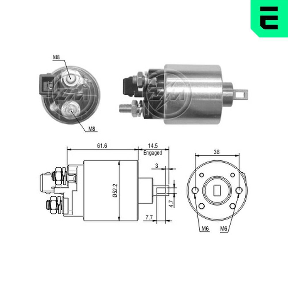 ERA Starter solenoid Article number: ZM3482 cheaply