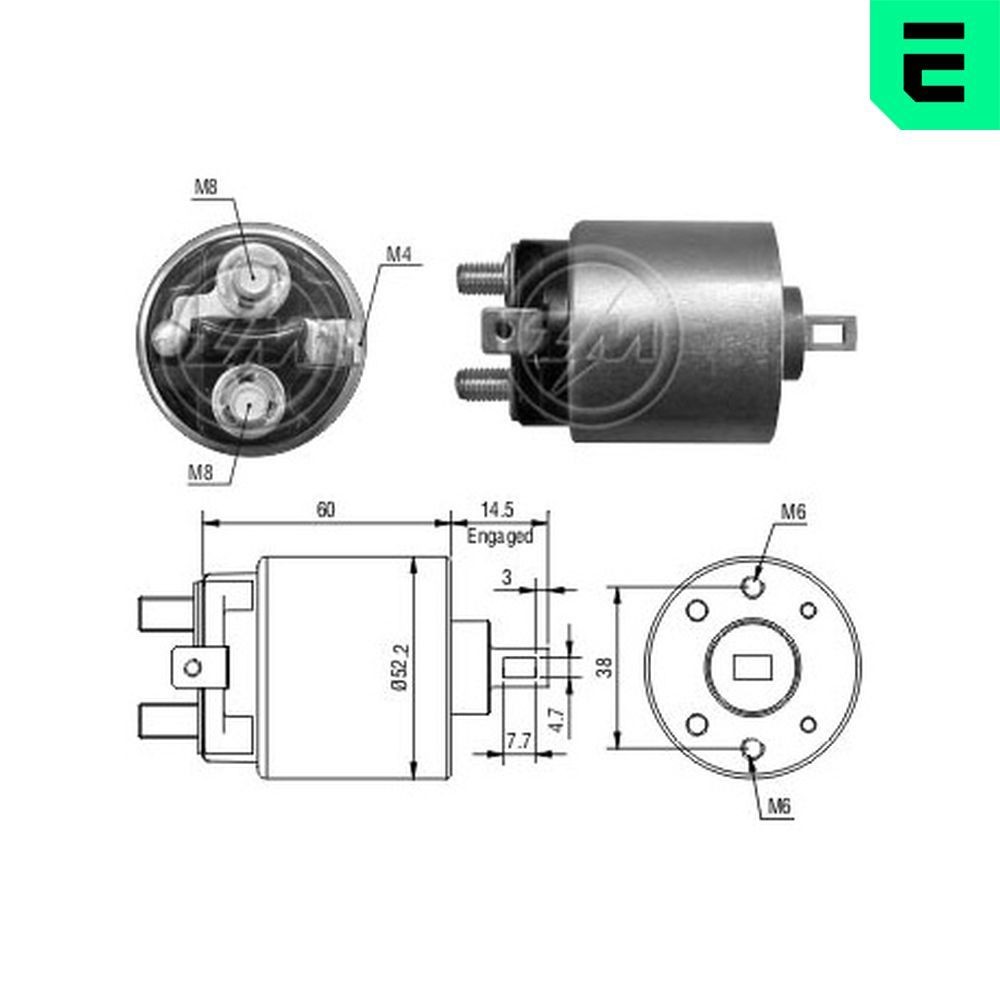 ERA Starter solenoid Article number: ZM411 cheaply